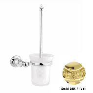 Toilet brush holder - Gold 24K Finish