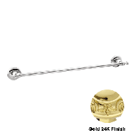 Towel rail 600mm - Gold 24K Finish