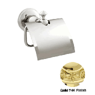 Toilet paper holder - Gold 24K Finish