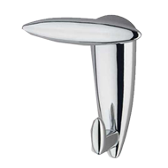 Streamline Coat Hook - Polished Chrome 