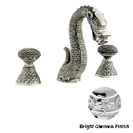 Three holes basin set - Bright chrome F