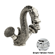 One hole bidet mixer - Bright chrome Fi