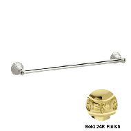 Towel rail 600mm - Gold 24K Finish