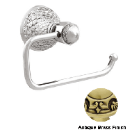 Toilet paper holder - Antique brass Fin