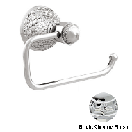 Toilet paper holder - Bright chrome Fin