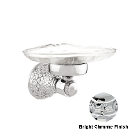 Soap dish holder with crystal - Bright 