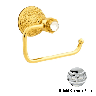 Toilet paper holder with Swarovski crys