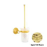 Toilet brush holder with Swarovski crys