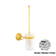 Toilet brush holder with Swarovski crys