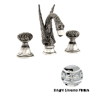 Three holes basin set - Bright chrome F