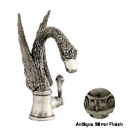 Basin monolever mixer - Antique silver 