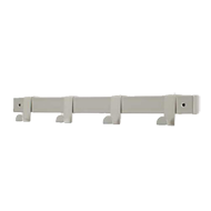 Hook Rail - 404mm - Matt Nickel Finish