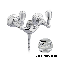 Shower mixer with Swarovski crystal - B