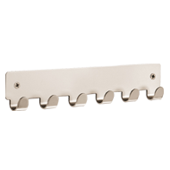 Hook Rail - 240mm -  Matt Nickel Finish