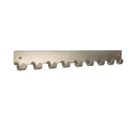Hook Rail - 366mm - Matt Nickel Finish