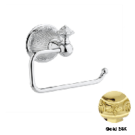 Toilet paper holder - Gold 24K Finish