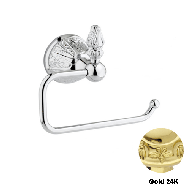 Toilet paper holder - Gold 24K Finish