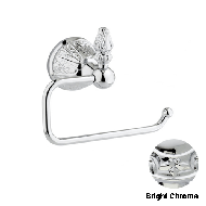 Toilet paper holder - Bright chrome Fin