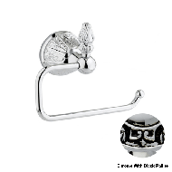 Toilet paper holder - Chrome with black