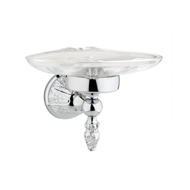 Soap dish holder with crystal - Gold 24