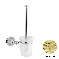 Toilet brush holder - Gold 24K Finish