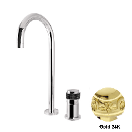 Two holes single lever high basin mixer