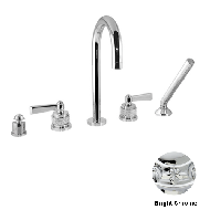 Five holes bath set with Swarovski - Br