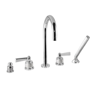 Five holes bath set with handle and dec