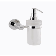 Wall soap dispenser with decorated bras