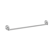 Towel rail 600mm with black porcelain -