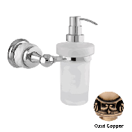 Wall soap dispenser with black porcelai