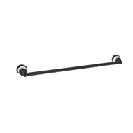Towel rail 600mm with white porcelain -