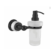 Wall soap dispenser with white porcelai