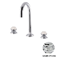 Three holes basin set with quartz stone