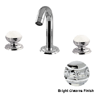 Three holes bidet set with quartz stone