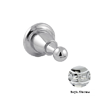 Robe hook - Bright chrome Finish