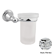 Wall toothbrush holder - Bright chrome 