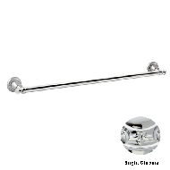 Towel rail 600mm with quartz stone - Br