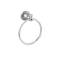 Towel ring 165mm with quartz stone - Br