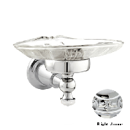 Soap dish holder with quartz stone - Br