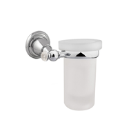 Wall toothbrush holder with quartz ston