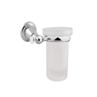 Wall toothbrush holder with quartz ston
