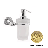 Wall soap dispenser with quartz stone -