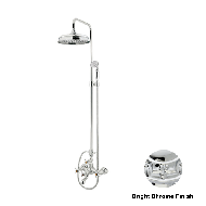 Bath shower set with column and tiger e