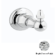 Robe hook - Bright chrome Finish