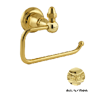 Toilet paper holder - Gold 24K Finish