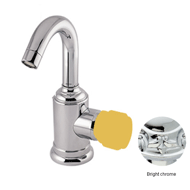 Single lever bidet mixer without lever 