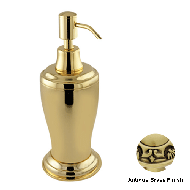 Soap dispenser - Antique brass Finish