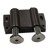 Magnetic Push Catcher Double - Brown Co