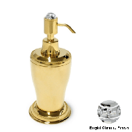 Soap dispenser with Swarovski crystal p